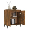 Miniatyrbilde 6 av 11: vidaXL Skjenk røkt eik 60x35x70 cm konstruert tre