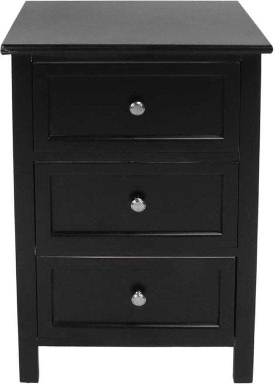 Sängbordet - Lådan - Lådans byrå - Sovrummet - Sängbordet Modern - 60x40x35cm - Svart