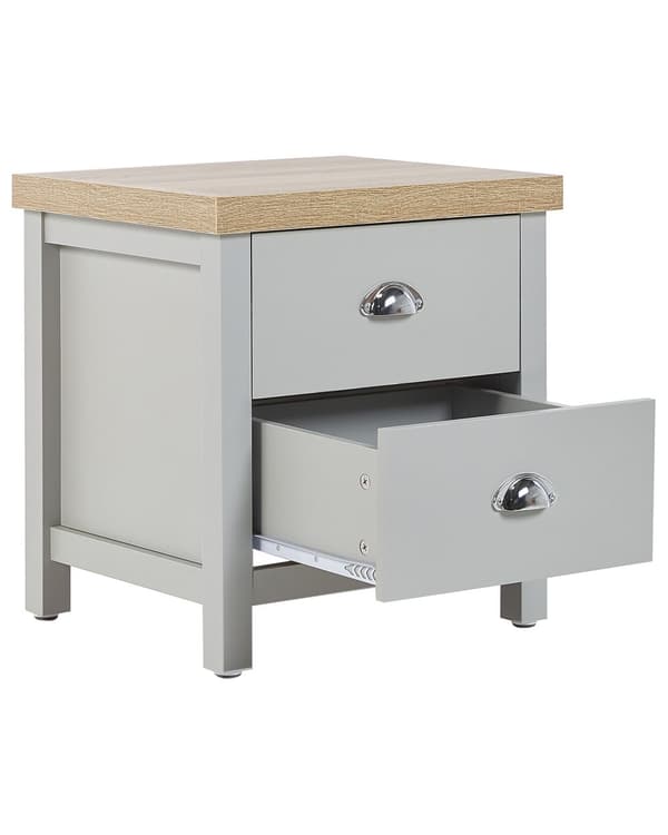 Enkelt Sängbord av Björkträ i Minimalistisk Stil