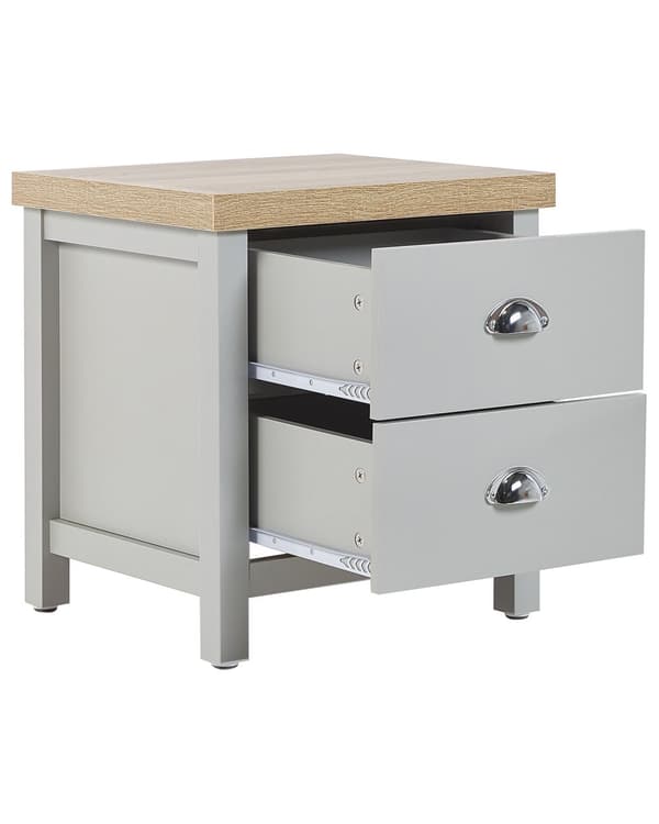 Enkelt Sängbord av Björkträ i Minimalistisk Stil