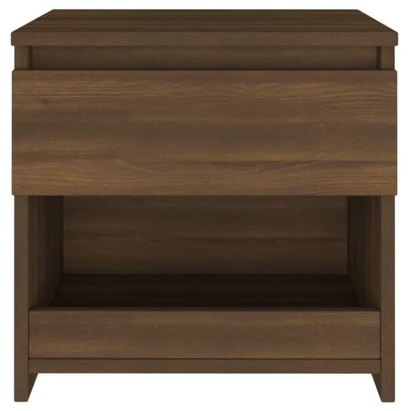 vidaXL Yöpöydät 2 kpl ruskea tammi 40x30x39 cm tekninen puu