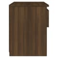 Pikkukuva 6 / 8: vidaXL Yöpöydät 2 kpl ruskea tammi 40x30x39 cm tekninen puu