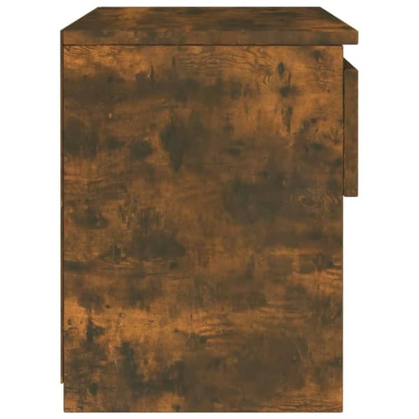 vidaXL Yöpöydät 2 kpl savutammi 40x30x39 cm tekninen puu