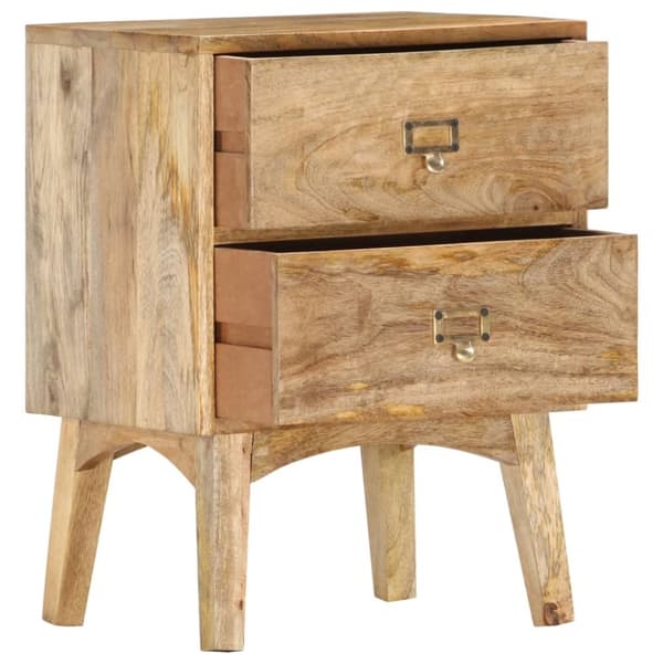 vidaXL Nattbord 40x35x55 heltre mango