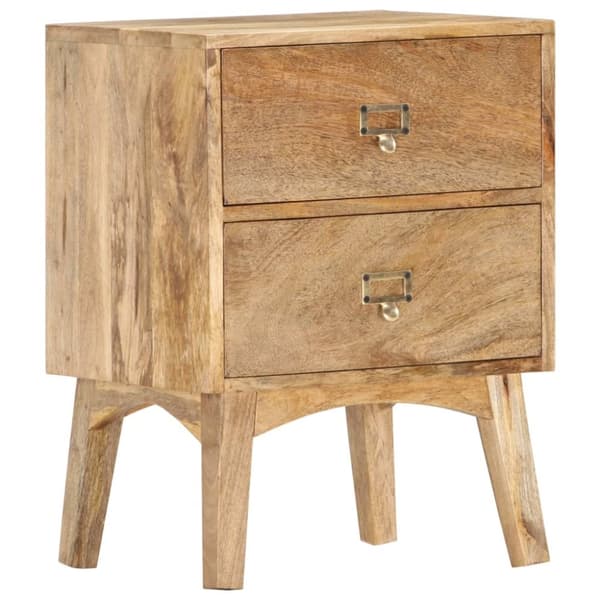 vidaXL Nattbord 40x35x55 heltre mango
