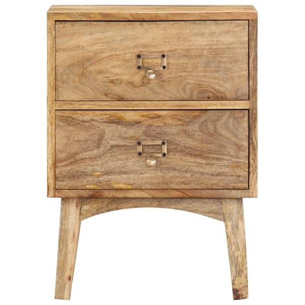 vidaXL Nattbord 40x35x55 heltre mango