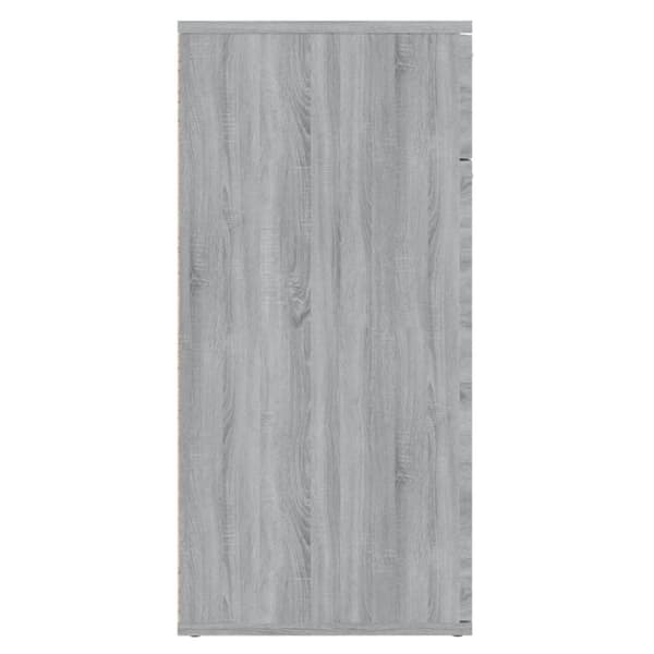 vidaXL Skåp grå sonoma 80x36x75 cm konstruerat trä