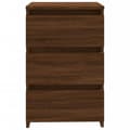 Miniatyrbilde 5 av 10: vidaXL Nattbord brun eik 40x35x62,5 cm konstruert tre