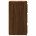 Miniatyrbilde 6 av 10: vidaXL Nattbord brun eik 40x35x62,5 cm konstruert tre