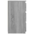 Miniatyrbilde 5 av 11: vidaXL Nattbord 2 stk grå sonoma 40x35x62,5 cm konstruert tre