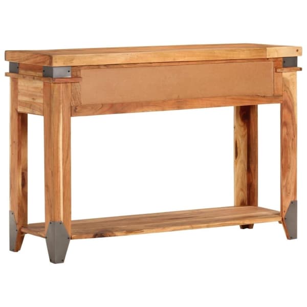 vidaXL Konsollbord 110x34x74 cm heltre akasie
