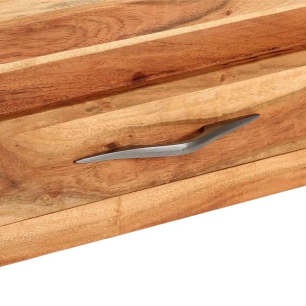 vidaXL Konsollbord 110x34x74 cm heltre akasie