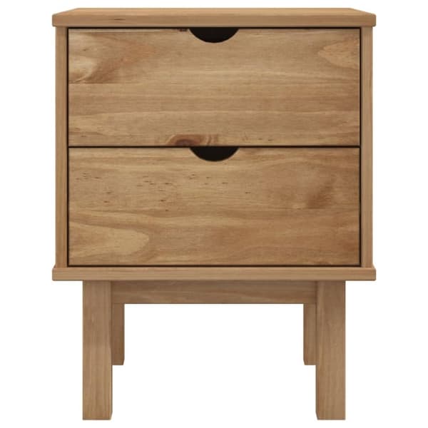 vidaXL Nattbord OTTA 45x39x57 cm heltre furu