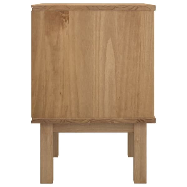 vidaXL Nattbord OTTA 45x39x57 cm heltre furu