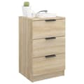 Miniatyrbilde 4 av 11: vidaXL Nattbord 2 stk sonoma eik 40x36x65 cm