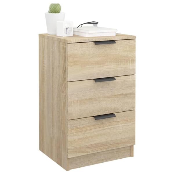 vidaXL Nattbord 2 stk sonoma eik 40x36x65 cm