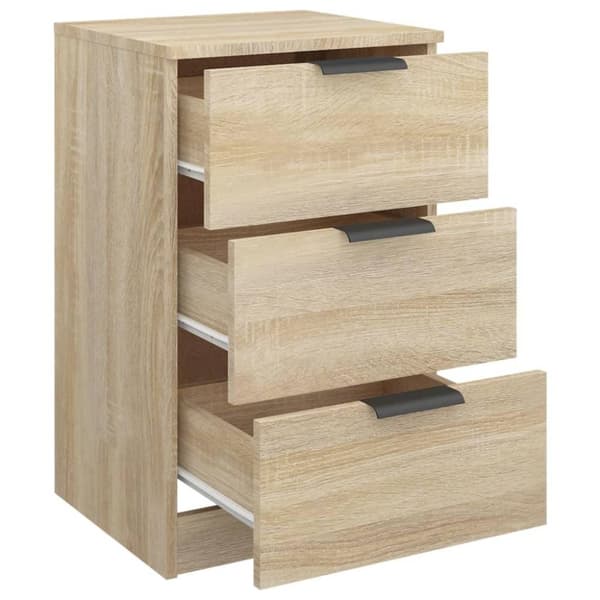 vidaXL Nattbord 2 stk sonoma eik 40x36x65 cm