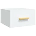 Miniatyrbilde 6 av 11: vidaXL Veggmonterte nattbord 2 stk hvit 35x35x20 cm