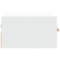 Miniatyrbilde 8 av 11: vidaXL Veggmonterte nattbord 2 stk hvit 35x35x20 cm