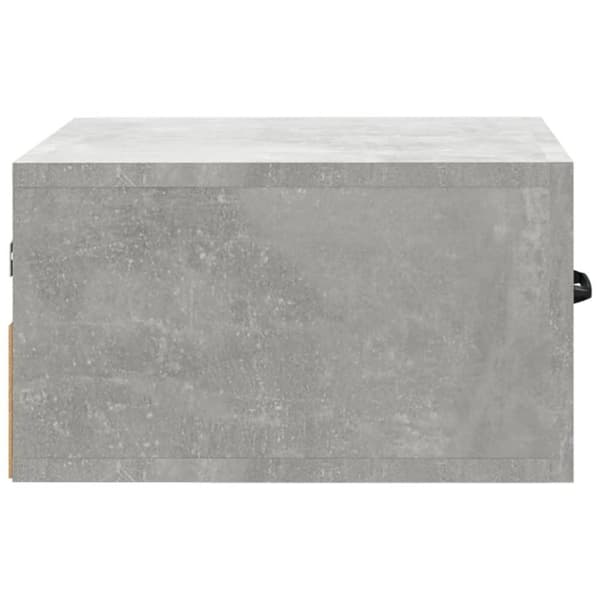vidaXL Veggmontert nattbord 2 stk betonggrå 35x35x20 cm