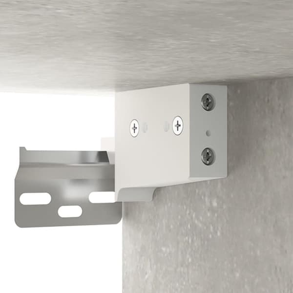 vidaXL Veggmontert nattbord 2 stk betonggrå 35x35x20 cm