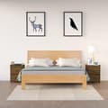 Miniatyrbilde 7 av 11: vidaXL Nattbord 2 stk honningbrun 50x35x61,5 cm heltre furu