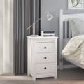 Miniatyrbilde 10 av 10: vidaXL Nattbord hvit 40x35x61,5 cm heltre furu