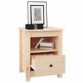 Miniatyrbilde 3 av 10: vidaXL Nattbord 40x35x49 cm heltre furu