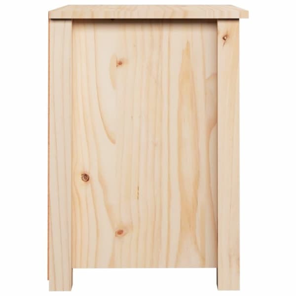 vidaXL Nattbord 40x35x49 cm heltre furu
