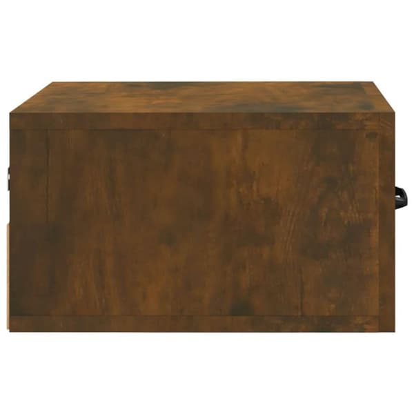 vidaXL Veggmonterte nattbord 2 stk røkt eik 35x35x20 cm