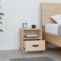 Miniatyrbilde 3 av 11: vidaXL Nattbord 40x34x45 cm heltre furu