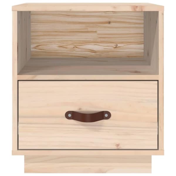 vidaXL Nattbord 40x34x45 cm heltre furu