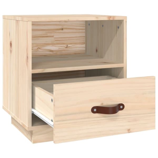vidaXL Nattbord 40x34x45 cm heltre furu