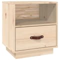 Miniatyrbilde 1 av 11: vidaXL Nattbord 40x34x45 cm heltre furu