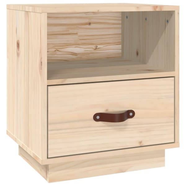vidaXL Nattbord 40x34x45 cm heltre furu