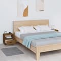 Miniatyrbild 3 av 11: vidaXL Sängbord 2 st honungsbrun 40x34x45 cm massiv furu