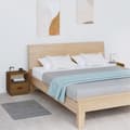 Miniatyrbild 11 av 11: vidaXL Sängbord 2 st honungsbrun 40x34x45 cm massiv furu