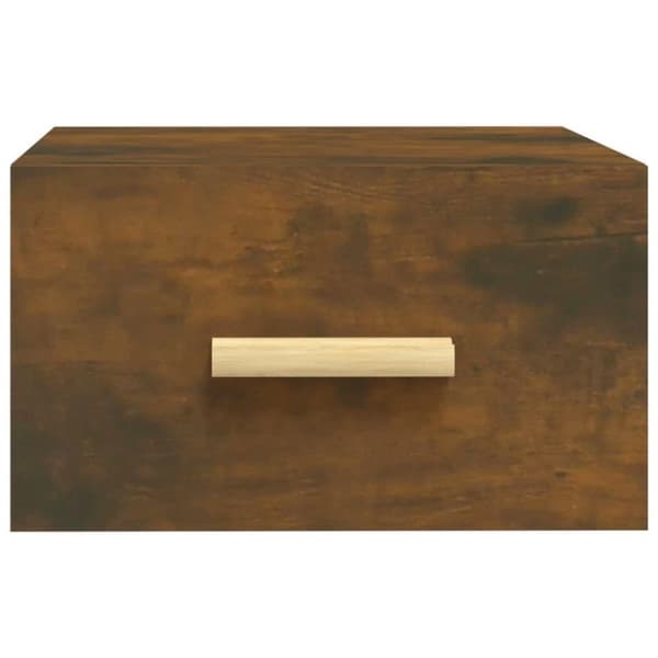 vidaXL Veggmonterte nattbord 2 stk røkt eik 35x35x20 cm