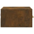 Miniatyrbilde 8 av 11: vidaXL Veggmonterte nattbord 2 stk røkt eik 35x35x20 cm