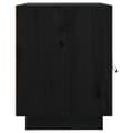 Miniatyrbilde 8 av 11: vidaXL Nattbord svart 40x34x45 heltre furu