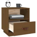 Miniatyrbilde 5 av 11: vidaXL Nattbord honningbrun 40x34x45 cm heltre furu