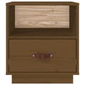 Miniatyrbilde 6 av 11: vidaXL Nattbord honningbrun 40x34x45 cm heltre furu