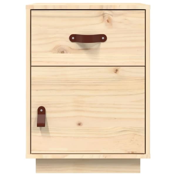 vidaXL Nattbord 40x34x55 cm heltre furu