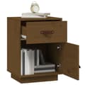 Miniatyrbilde 5 av 11: vidaXL Nattbord honningbrun 40x34x55 cm heltre furu