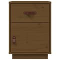 Miniatyrbilde 6 av 11: vidaXL Nattbord honningbrun 40x34x55 cm heltre furu
