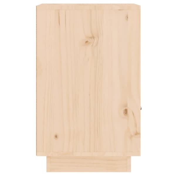 vidaXL Nattbord 40x34x55 cm heltre furu