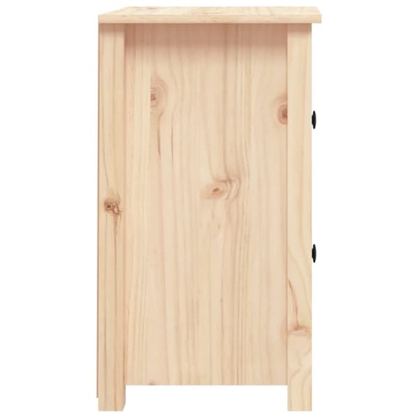 vidaXL Nattbord 2 stk 40x35x61,5 cm heltre furu