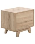 Miniatyrbilde 6 av 8: Nattbord Lyst tre Hvit 1 skuff 1 åpen hylle Minimalistisk og moderne stil Sidebord Soverom