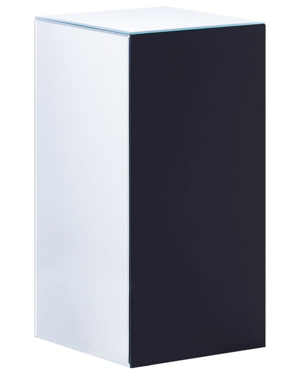 Nattbord Sølv Speilglass 60 x 30 x 30 cm 3 skuffer Glamorøs stil Sidebord Oppbevaring Soverom Stue