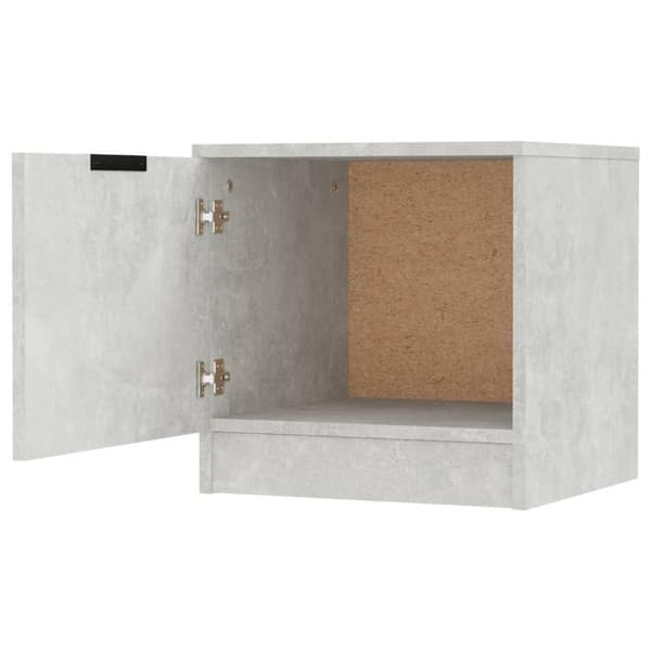vidaXL sengebord 40x39x40 cm betongrå